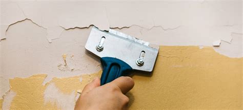 How do you remove dry paint from walls?