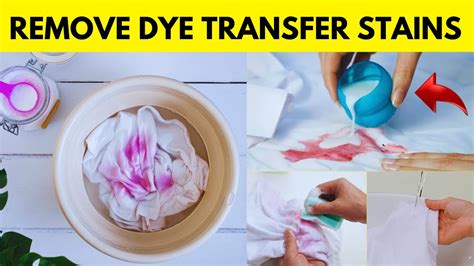 How do you remove dye with white vinegar?