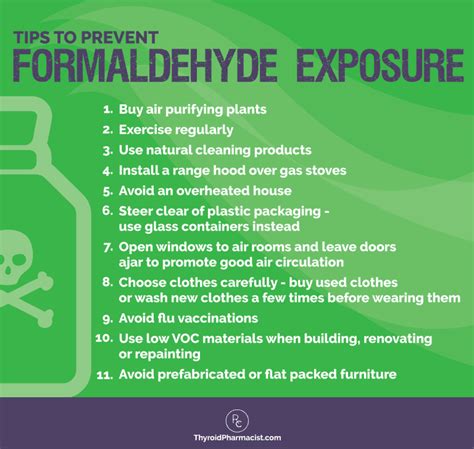 How do you remove formaldehyde from your body?