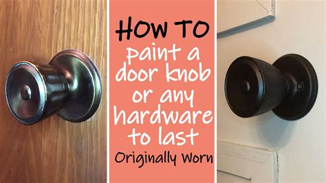 How do you remove gloss paint from metal door handles?