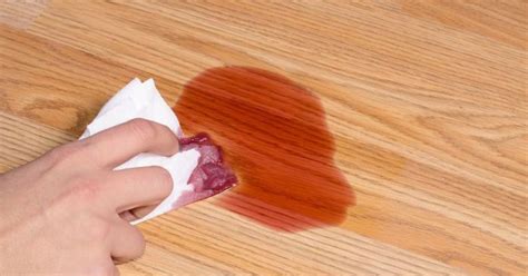 How do you remove hair dye from the floor?