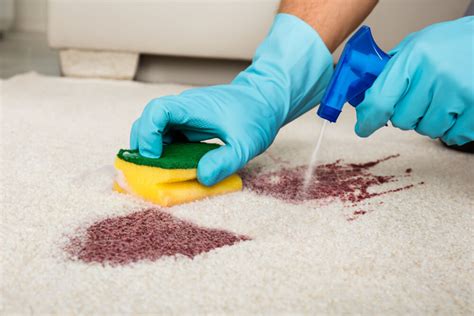 How do you remove hard stains from carpet?