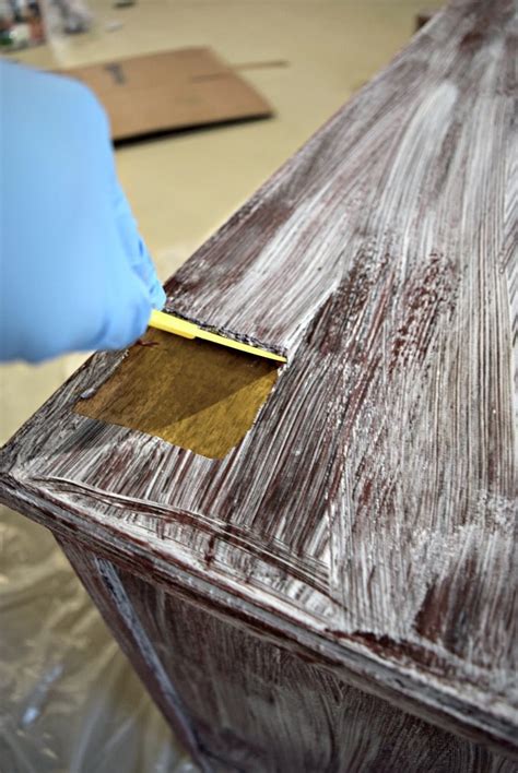 How do you remove ink from painted wood?