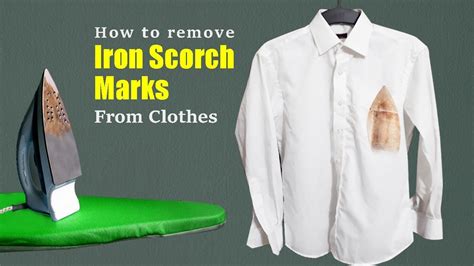How do you remove iron burn marks?