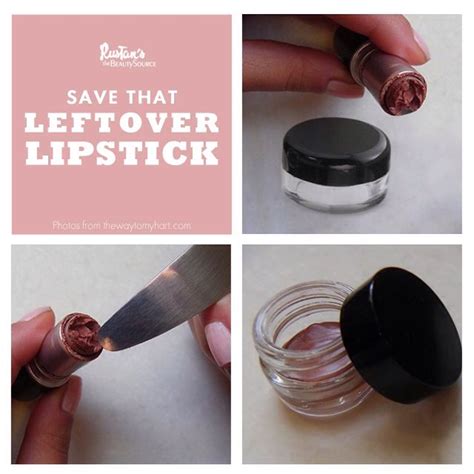 How do you remove leftover lipstick?