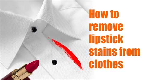 How do you remove lipstick marks?