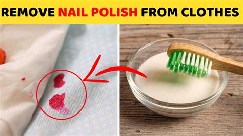 How do you remove nail polish from fabric Reddit?