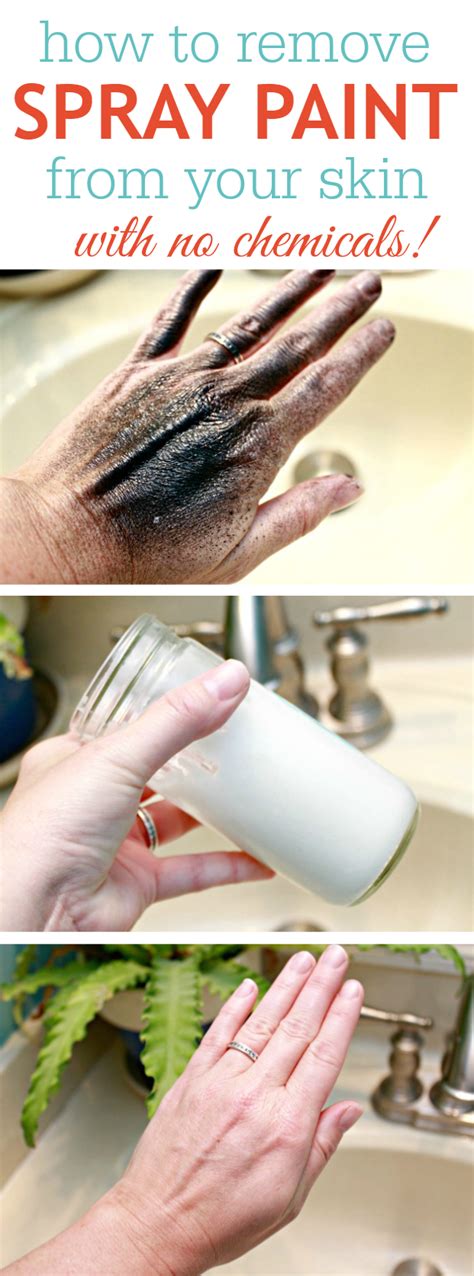 How do you remove paint from hair and skin?