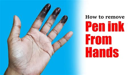 How do you remove pen ink?