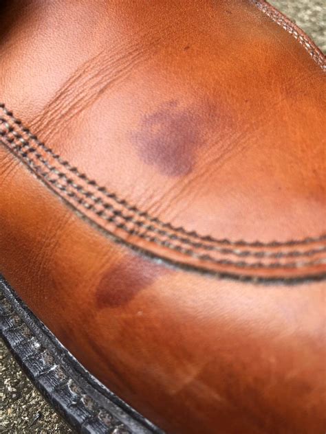 How do you remove tea stains from leather?