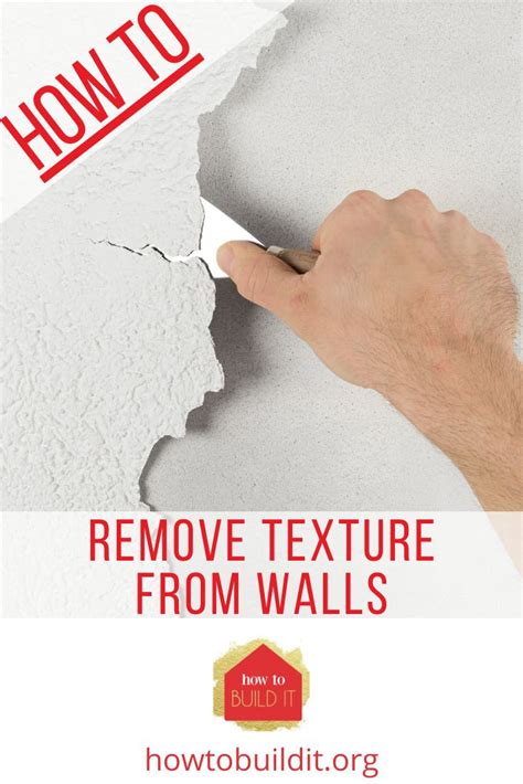 How do you remove texture from walls?