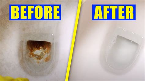 How do you remove thick limescale from a toilet?