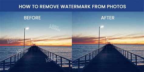 How do you remove water watermarks?