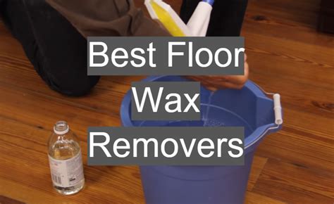 How do you remove wax from surfaces?