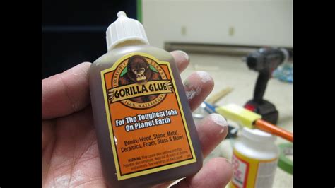 How do you remove yellow Gorilla glue?