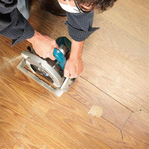 How do you repair laminate flooring without replacing it?