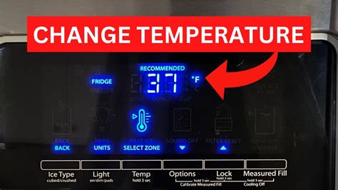 How do you reset the cooling off on a Whirlpool refrigerator?