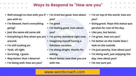 How do you respond respectfully?