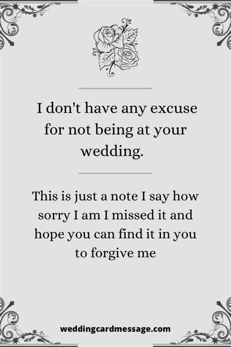 How do you respond to a wedding invitation if you are not attending?