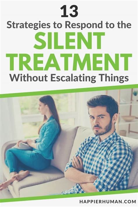 How do you respond to silent treatment?