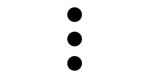 How do you respond to three dots?