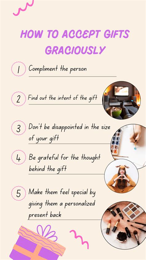 How do you respond when someone gives you a gift?