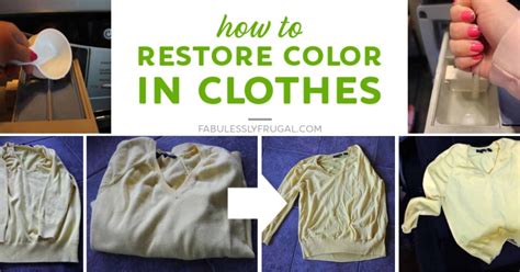 How do you restore white clothes after color run?