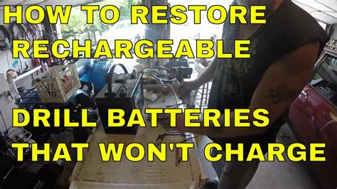 How do you revive a battery that won't charge?