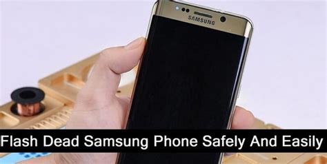 How do you revive a dead Samsung phone?