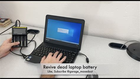 How do you revive a dead computer battery?