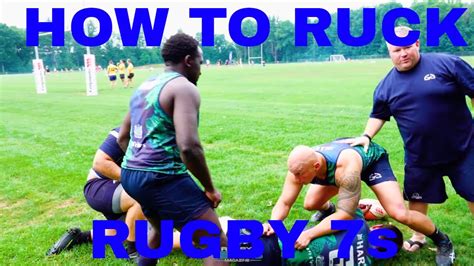 How do you ruck in rugby 7s?