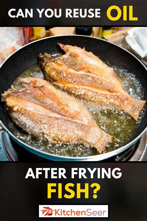How do you save oil after frying fish?