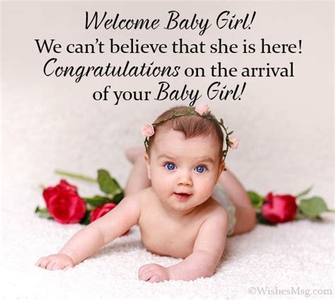 How do you say congratulations on a baby girl?