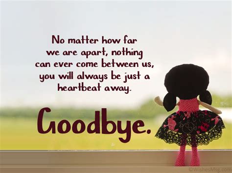 How do you say goodbye to a child after a breakup?