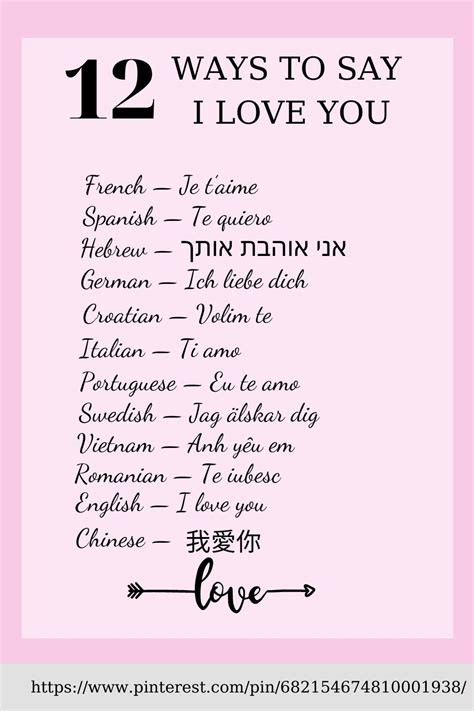 How do you say love in 25 languages?