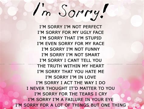 How do you say sorry very deeply?