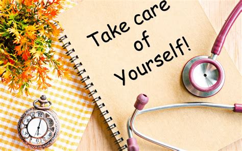 How do you say take good care of yourself?