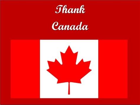 How do you say thank you in Canada?