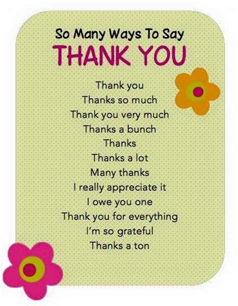 How do you say thanks to everyone?