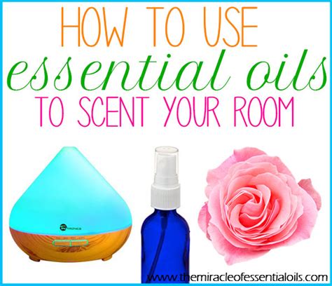 How do you scent a room with essential oils?