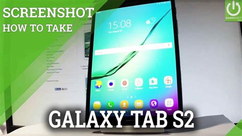 How do you screenshot on a Samsung Galaxy Tab s2?