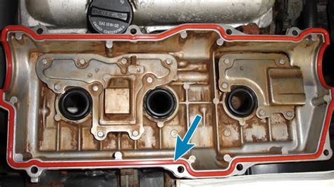 How do you seal a valve cover?