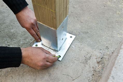 How do you secure something to concrete?