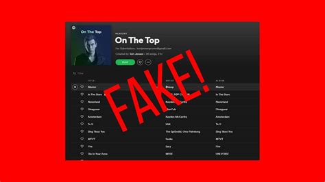 How do you see fake Spotify streams?