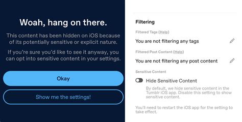 How do you see sensitive content on Tumblr?