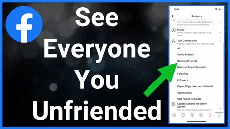 How do you see who unfriended you on Facebook?