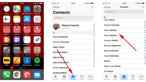 How do you select and Delete multiple contacts on iPhone?