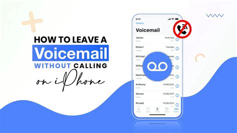 How do you send a voicemail without calling?