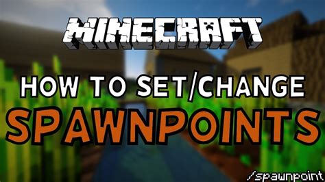 How do you set a spawn point in Minecraft?