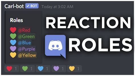 How do you set up reaction roles?